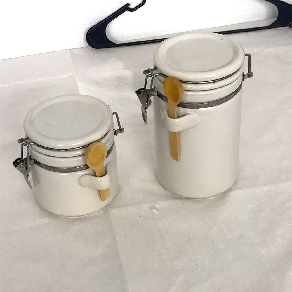 Alco canisters Kitchen 5” X 4.5” & 8” X 4.5”